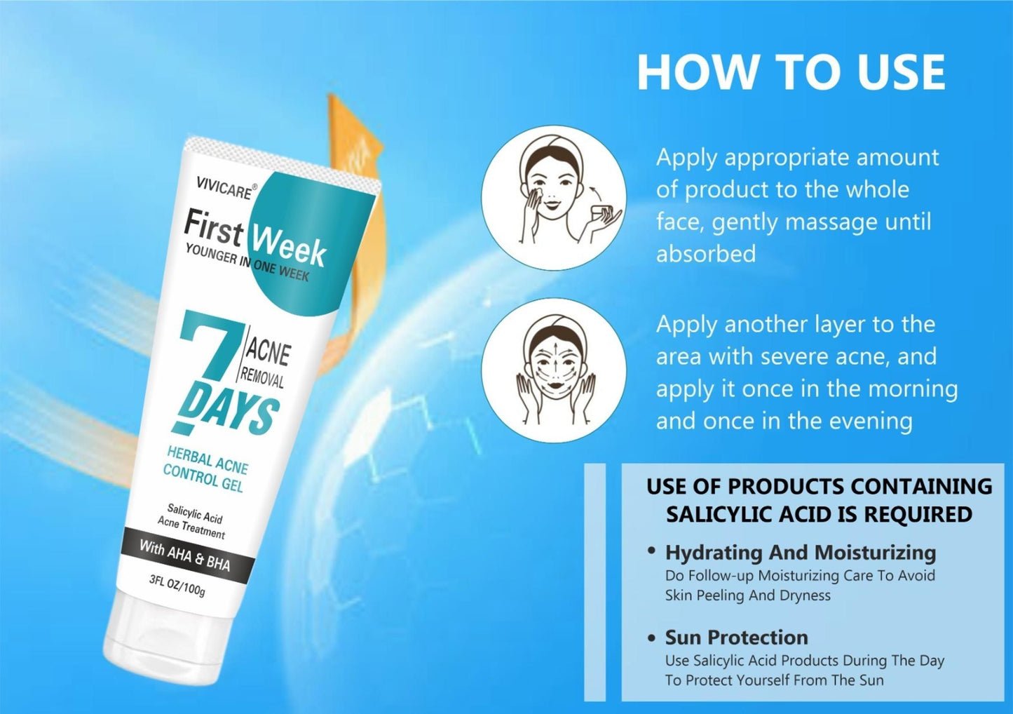 🌿 Clear Skin in 7 Days | Acne Removal Gel